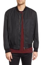 Men's Boss Bestino Slim Fit Bomber Jacket - Black