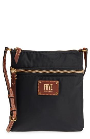 Frye Ivy Water Resistant Crossbody Bag - Black