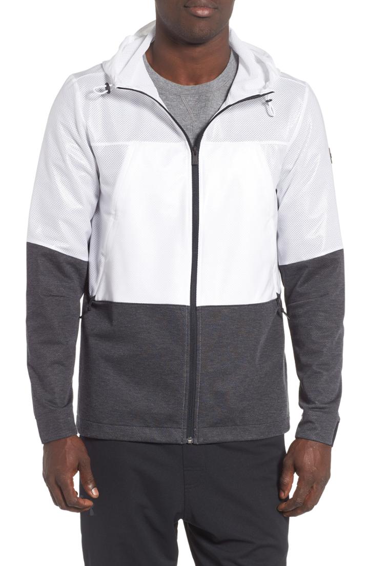 Men's Under Armour Shacket Hoodie, Size - White