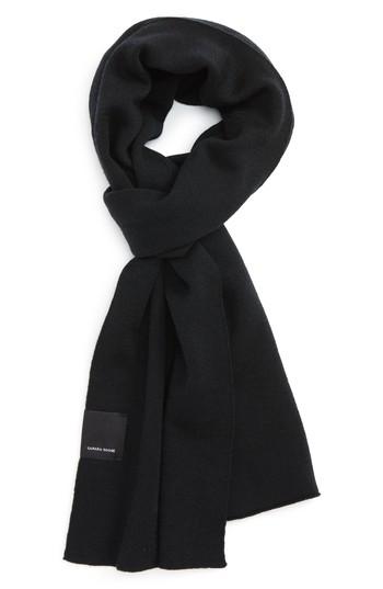 Men's Canada Goose Merino Wool Blend Scarf