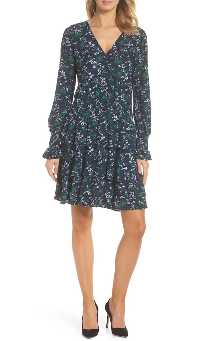 Women's Topshop Twist Front Midi Dress Us (fits Like 0-2) - Brown