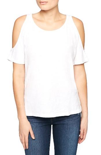 Women's Sanctuary 'lou' Cold Shoulder Tee - White