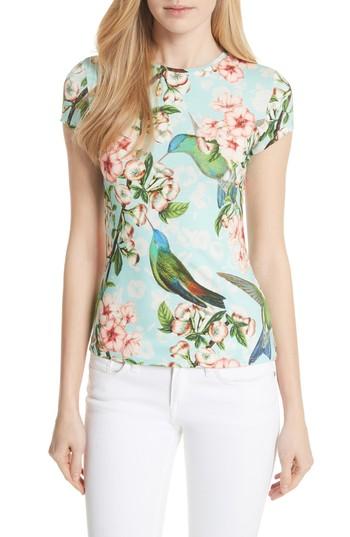 Women's Ted Baker London Tilldar Nectar Fitted Tee - Green