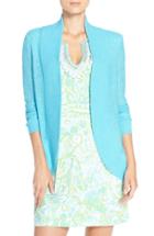 Women's Lilly Pulitzer 'amalie' Open Front Cardigan - Blue