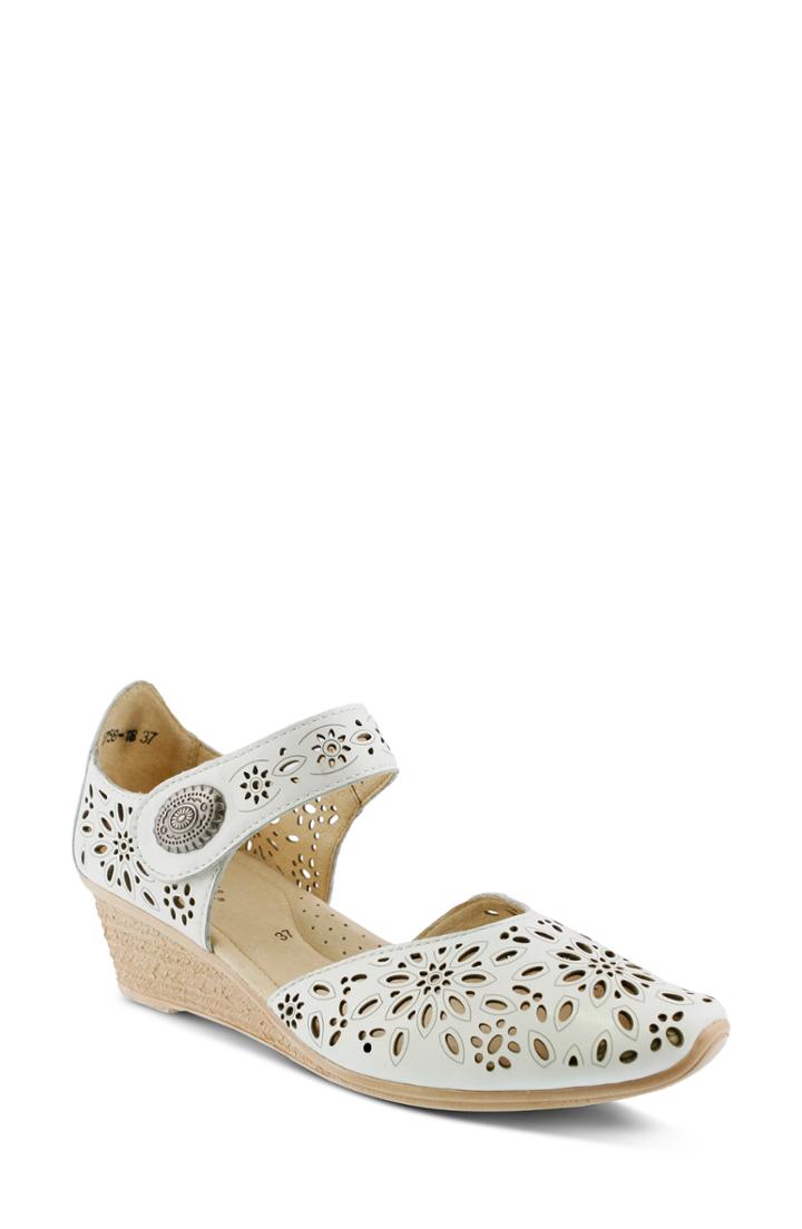 Women's Spring Step Nougat Pump .5-8us / 38eu - White