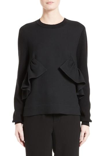 Women's Marni Ruffle Crewneck Sweater