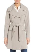 Women's Eliza J Water Repellent Gabardine Trench Coat