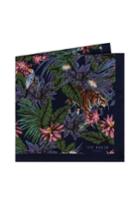 Men's Ted Baker London Jungle Print Wool Pocket Square