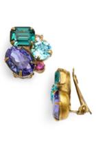 Women's Sorrelli Crystal Cluster Clip Earrings