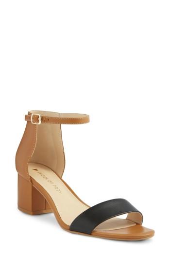 Women's Shoes Of Prey Block Heel Sandal B - Brown