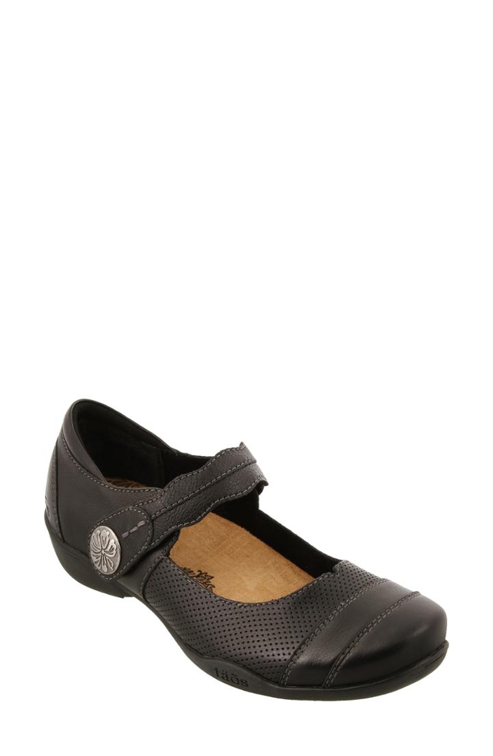 Women's Taos Bravo Mary Jane Flat .5 M - Black