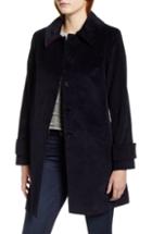Women's Cole Haan Signature Belted Boucle Wool Blend Coat