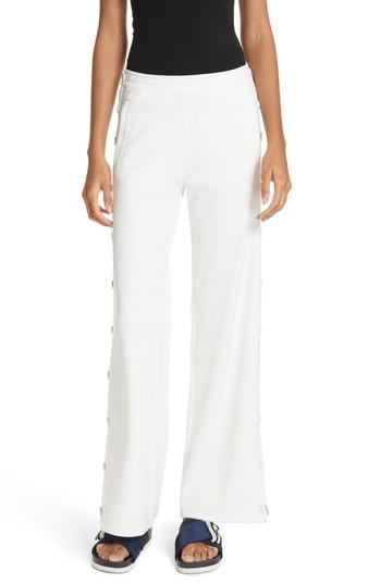 Women's Tory Sport Banner Tearaway Track Pants - White