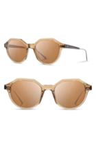 Women's Shwood Powell 50mm Sunglasses - Copper/ Ebony/ Brown