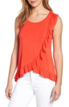 Women's Bobeau Julie Tulip Hem Ruffle Tank