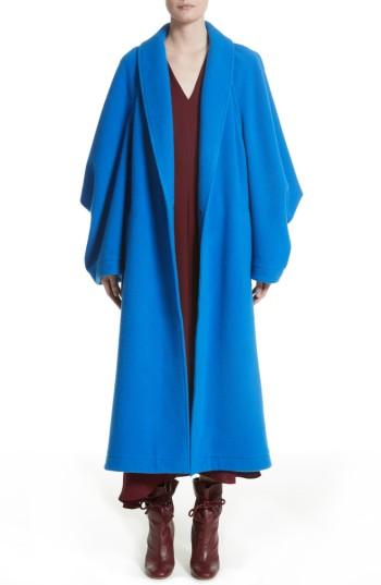 Women's Roksanda Hotaru Wool & Cashmere Coat - Blue