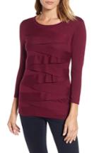 Women's Vince Camuto Zigzag Sweater, Size - Red