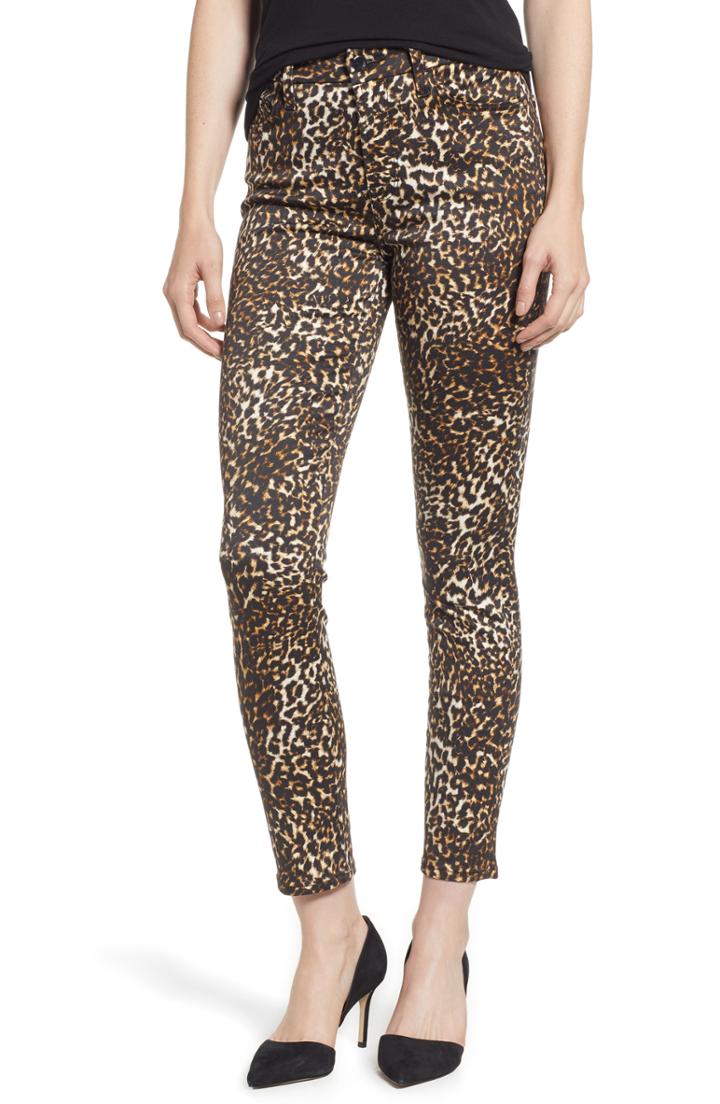 Women's Jen7 Printed Ankle Skinny Jeans (similar To 14w) - Brown