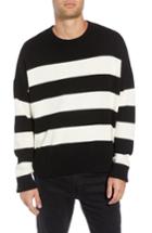 Men's The Kooples Classic Fit Striped Sweater - Black