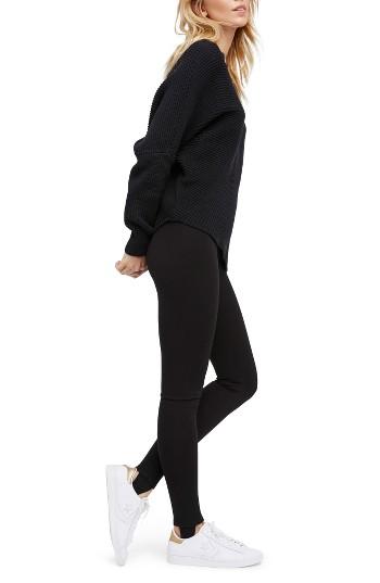 Women's Free People Stirrup Leggings - Black