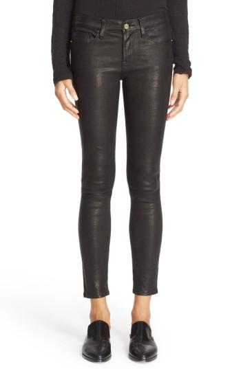 Women's Frame 'le Skinny' Lambskin Leather Pants