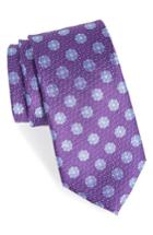 Men's Nordstrom Men's Shop Matteo Floral Silk Tie, Size - Pink