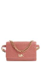Michael Michael Kors Deco M Quilted Leather Belt Bag - Pink