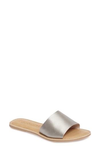 Women's Coconuts By Matisse Cabana Slide Sandal M - Blue