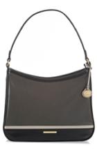 Brahmin Noelle Smooth Leather Hobo Bag - Grey