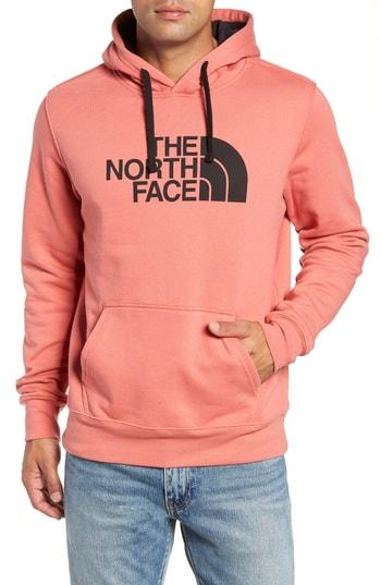 Men's The North Face Holiday Half Dome Hooded Pullover, Size - Pink