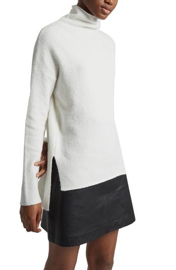 Women's French Connection Aya Flossy Mock Neck Sweater - White