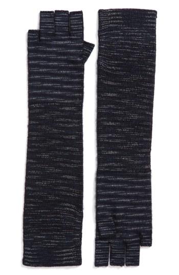 Women's White + Warren Space Dye Ribbed Arm Warmers