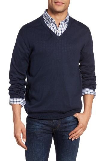 Men's Gant Fit V-neck Sweater
