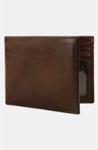 Men's Bosca Leather Bifold Wallet - Brown