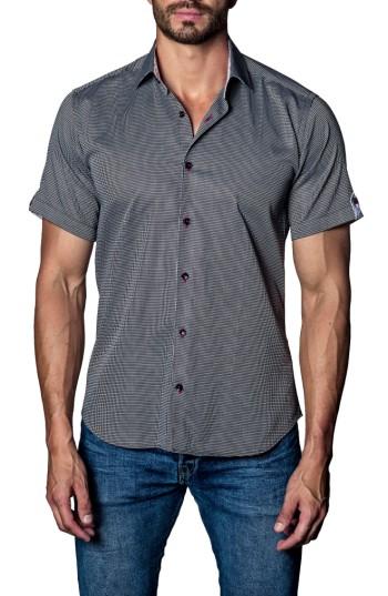 Men's Jared Lang Print Sport Shirt - White