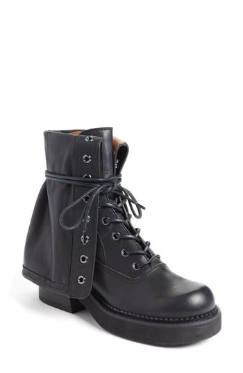 Women's See By Chloe Katerina Foldover Combat Boot .5us / 36.5eu - Black