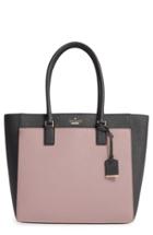 Kate Spade New York 'cameron Street - Havana' Textured Leather Tote - Grey