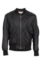 Men's Burberry London Bridgend Bomber Jacket - Black