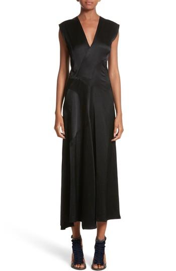 Women's Zero + Maria Cornejo Eve Mosa Midi Dress - Black