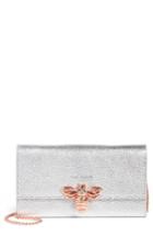 Women's Ted Baker London Janese Bee Embellished Matinee Wallet - Metallic