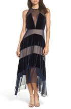 Women's Foxiedox Velvet Stripe Midi Dress