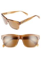 Women's Brightside Wilshire 55mm Polarized Sunglasses - Cedar/ Brown Polar