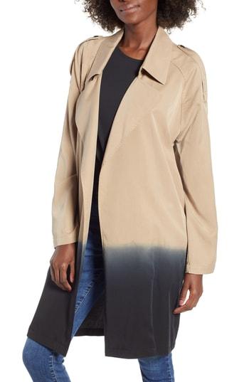 Women's Blanknyc Dip Dye Trench Coat - Beige