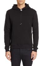 Men's Saint Laurent Molleton Bolo Hoodie - Black