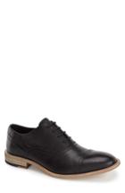 Men's Andrew Marc 'henry' Cap Toe Oxford D - Black