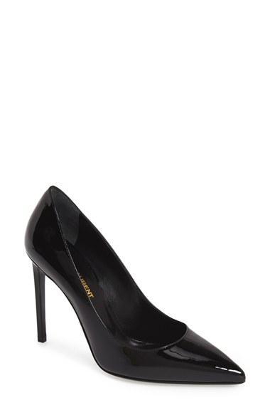 Women's Saint Laurent 'paris Skinny' Pointy Toe Pump