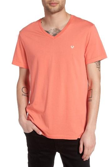 Men's True Religion Brand Jeans Monsoon T-shirt - Red