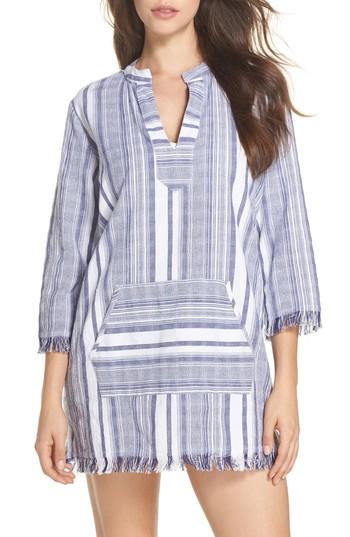 Women's Tommy Bahama Yarn Dye Stripe Cover-up Tunic - White