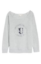 Women's Treasure & Bond Graphic Sweatshirt, Size - Grey