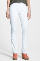 Women's Nydj 'billie' Stretch Mini Bootcut Jeans - White